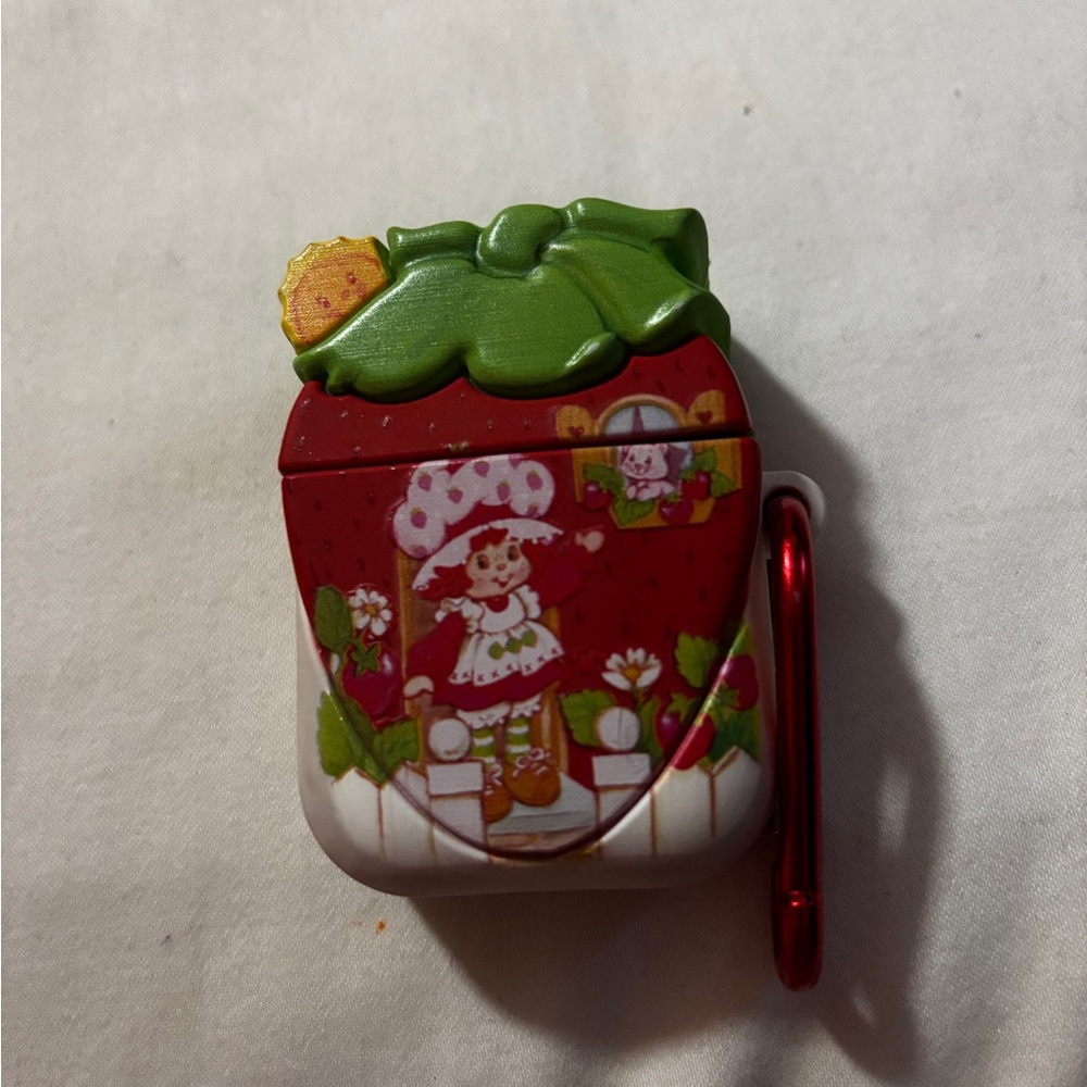 Strawberry Themed AirPods Case